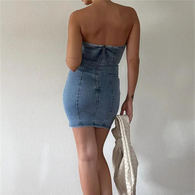 Vestido Curto Jeans Bárbara